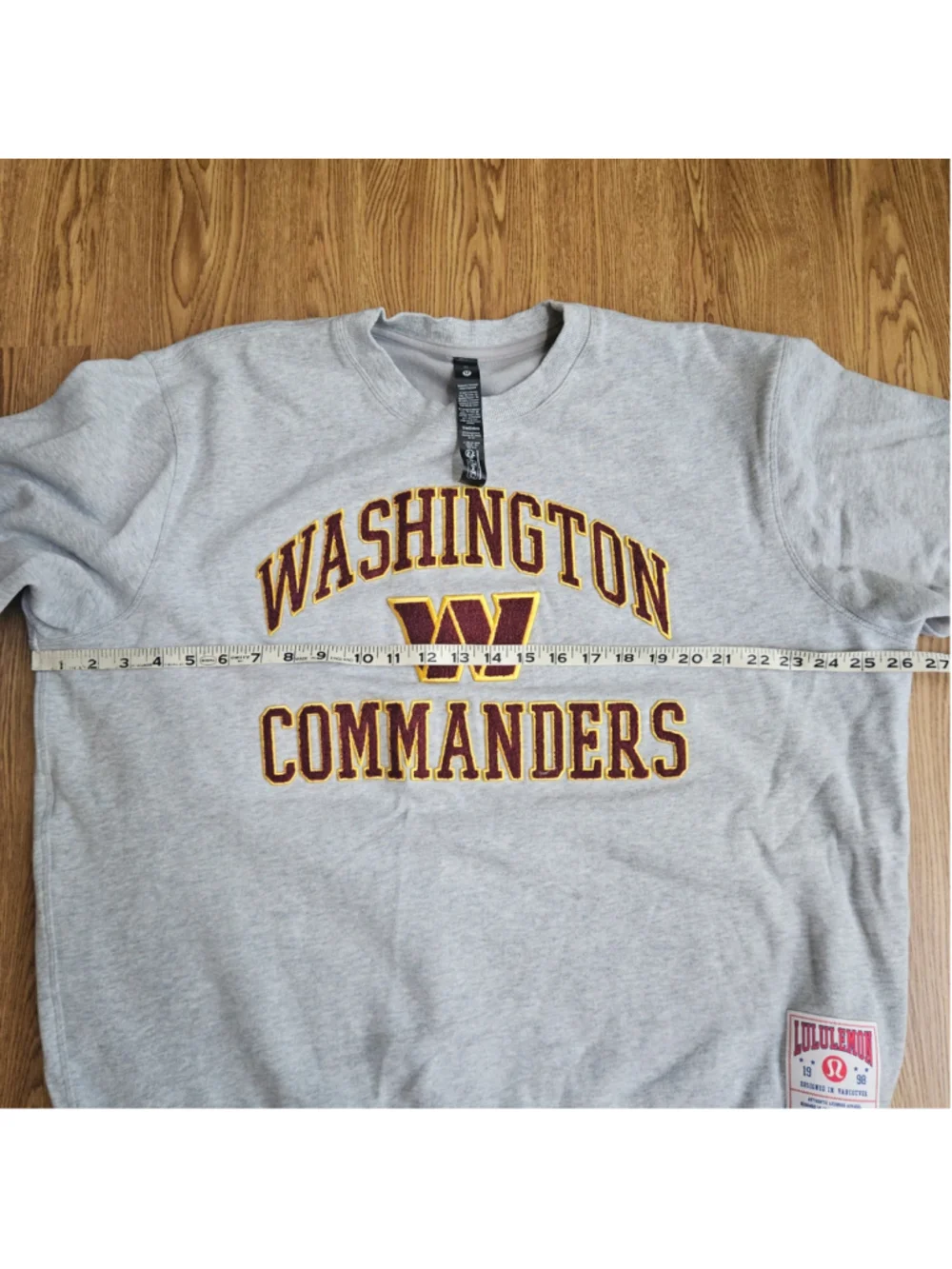 Lululemon Washington Commanders NFL Steady State Crewneck Sweatshirt Mens XL